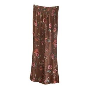 O'Neill Floral Brown Maxi Pants